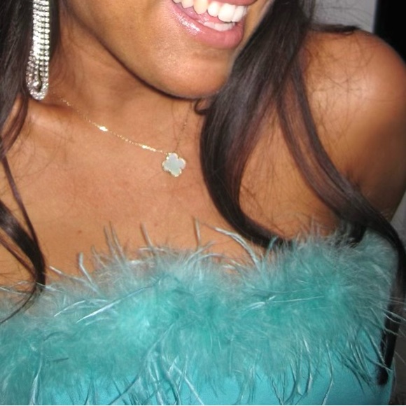 Aqua Mini Dress - Picture 7 of 7